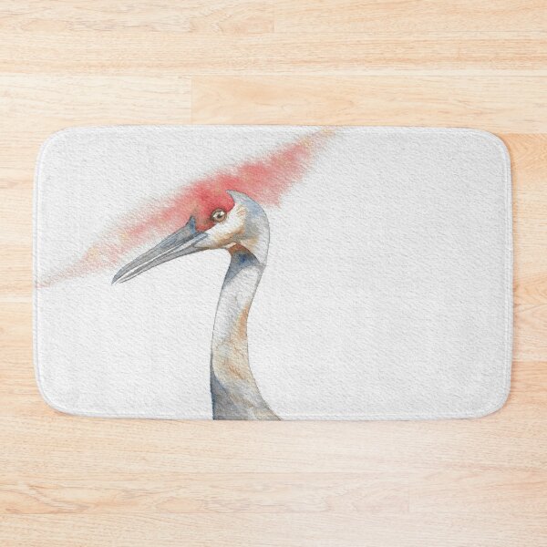 Item preview, Sandhill crane (Antigone canadensis) watercolor portrait designed and sold by L'Atelier Oranjade.
