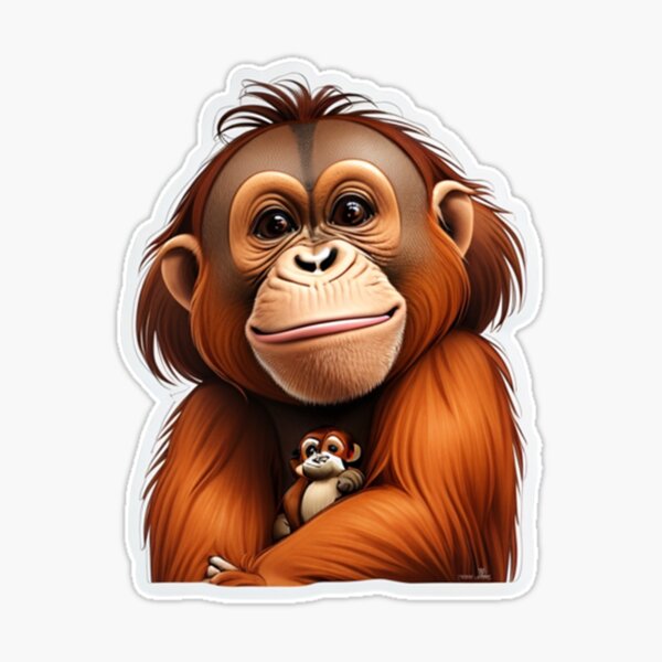 Sticker Rettangolare - Sticker Monkey