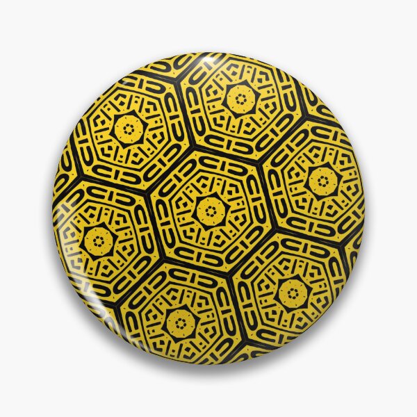 Item preview, black and yellow tribal African pattern designed and sold by chameleon-crook.