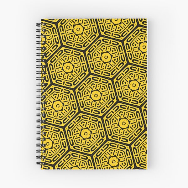 Item preview, black and yellow tribal African pattern designed and sold by chameleon-crook.