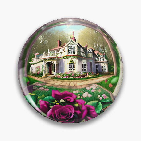 Item preview, A wonderful Flower World Fantasy Garden designed and sold by PixieDustAIArt.