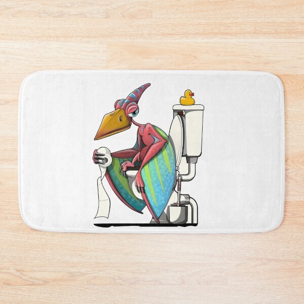 Item preview, A colorful peacock sitting on a toilet bowl looking very cool designed and sold by lmimsshop.