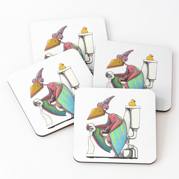 Item preview, A colorful peacock sitting on a toilet bowl looking very cool designed and sold by lmimsshop.