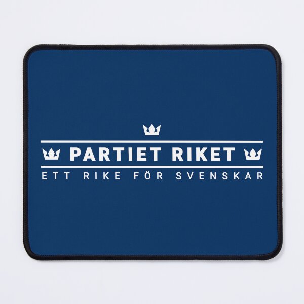 Item preview, Partiet Riket Text (White) designed and sold by PartietRiket.