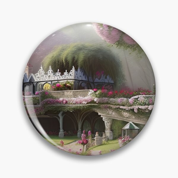 Item preview, A wonderful Flower World Fantasy Garden designed and sold by PixieDustAIArt.