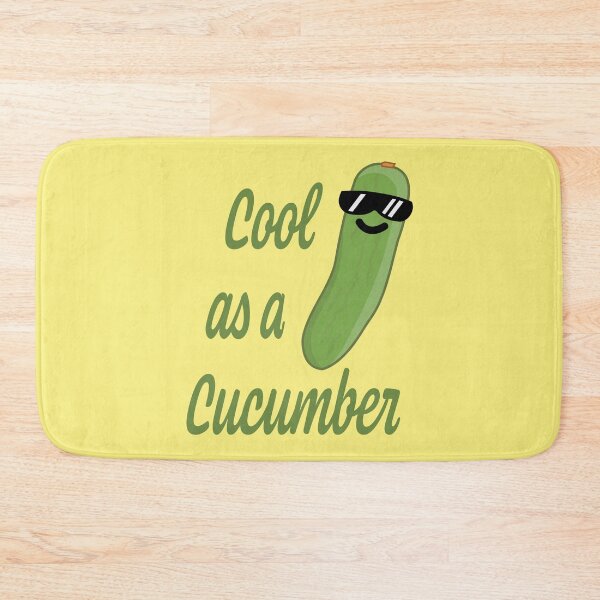 Item preview, Cool as a Cucumber! Cute Cucumber illustration designed and sold by PMCreative.