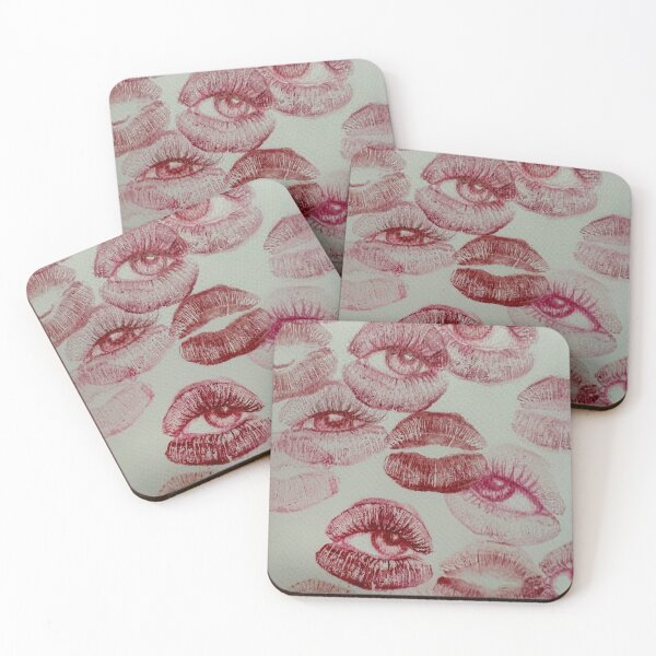 Item preview, lipstick eyes dark feminine art designed and sold by MadaFaCose.