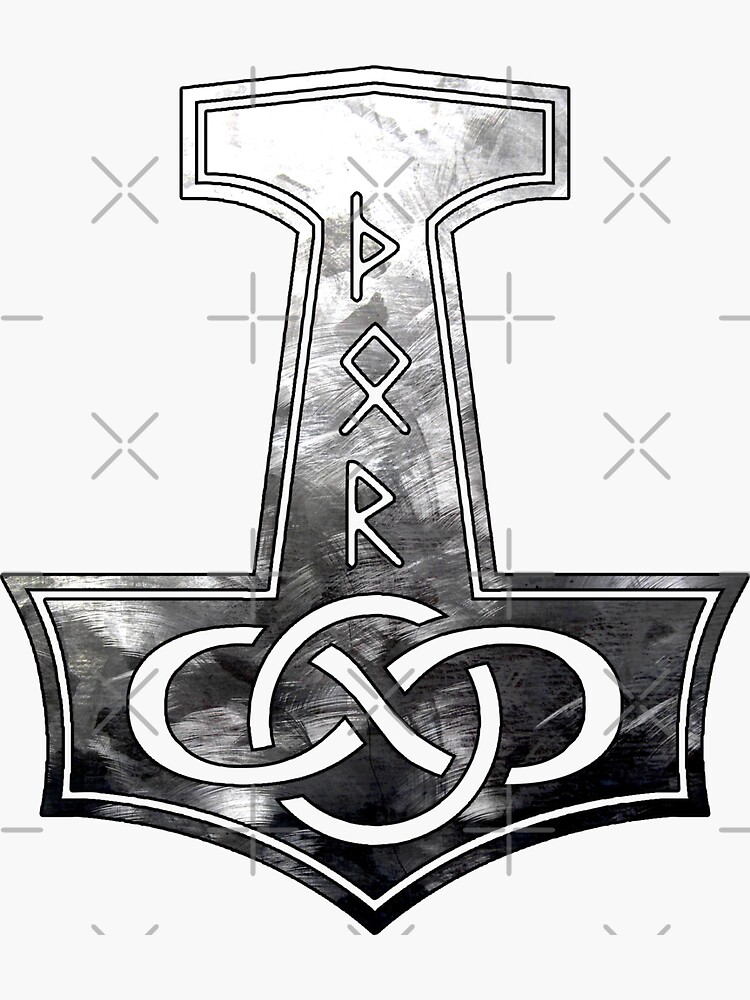 Mjölnir Thor Sticker By Sarinilli Redbubble