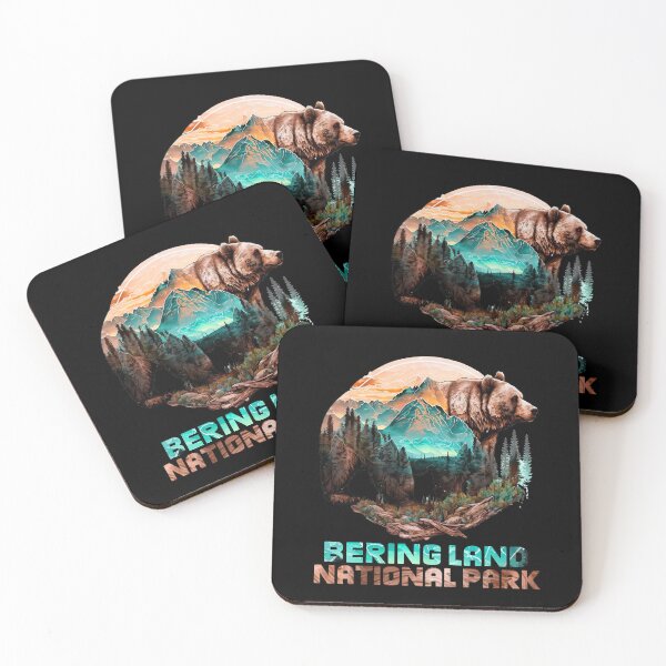 Item preview, Bering Land National Park Alaska Grizzly Bear Mountain Hike designed and sold by Zeus-Studio.