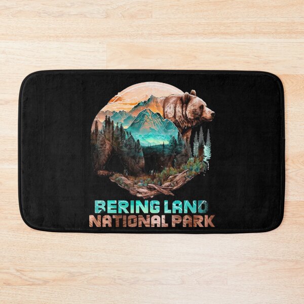 Item preview, Bering Land National Park Alaska Grizzly Bear Mountain Hike designed and sold by Zeus-Studio.
