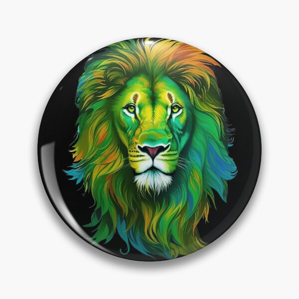 Item preview, Colorful lion designed and sold by CoolPixels.
