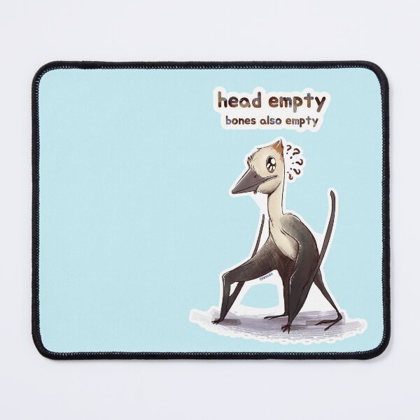 Item preview, Cute Baby Pterosaur Head Empty Paleo Art Design (Sticker/Magnet/Mug/Notebook/Shirt) designed and sold by Olessan.
