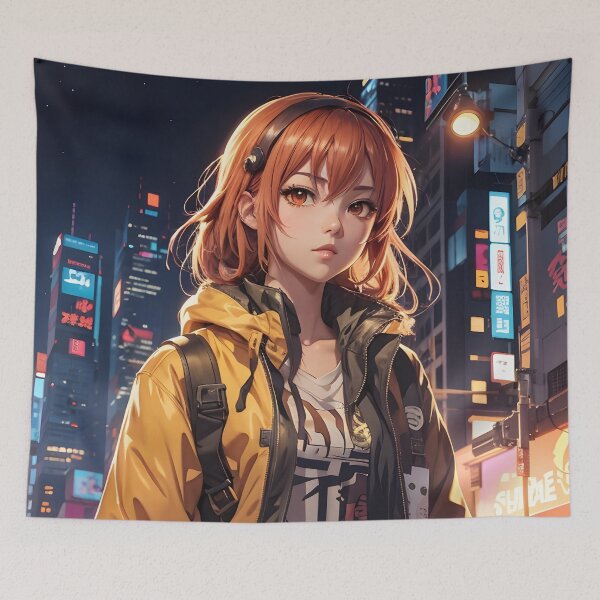 Item preview, Anime Cute Girl Art designed and sold by imabbasanwar.