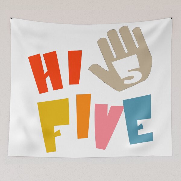 Item preview, Hi Five fifth birthday  designed and sold by giftfromheart.