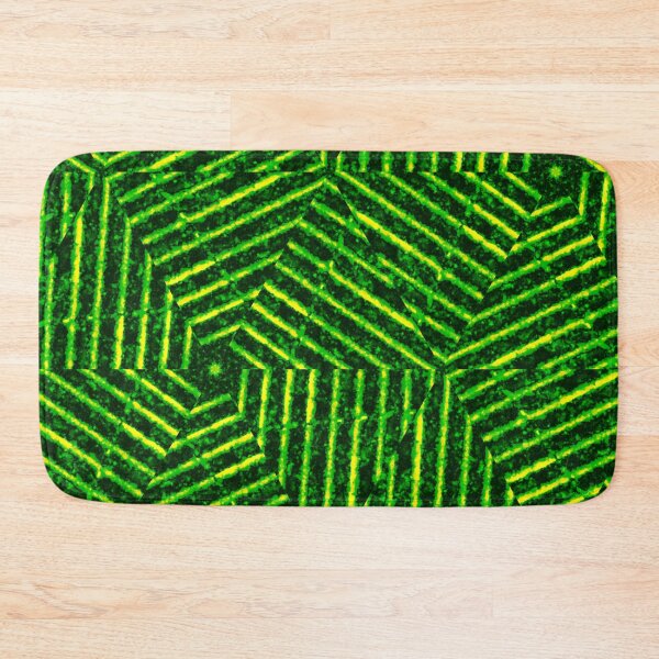 Item preview, Abstract Green & Yellow Glowing Triangles designed and sold by SXW Designs.