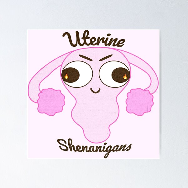 Item preview, Uterine Shenanigans - Sassy Uterus designed and sold by roxiestrawberry.