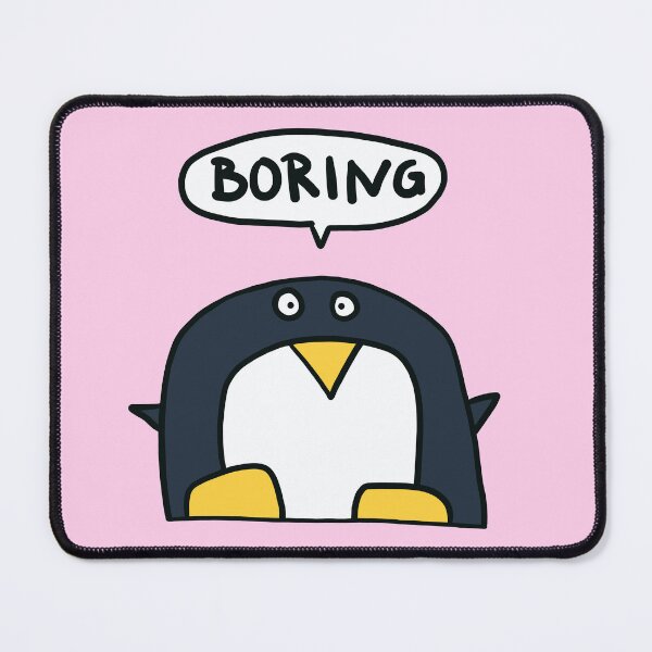 Item preview, Boring - bored penguin designed and sold by ThomaeArt.