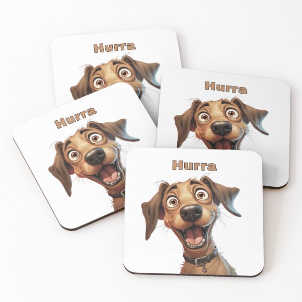 Item preview, Cute funny dog -- Hurra designed and sold by ZebraStallion.