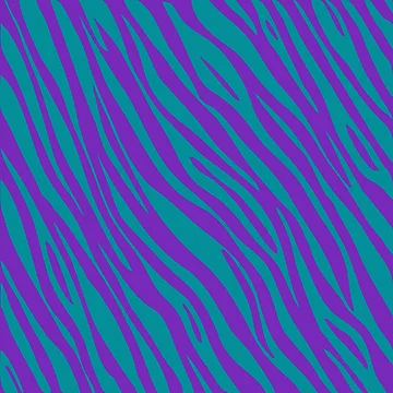 Artwork thumbnail, Violet Zebra by InfinityPattern