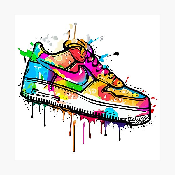 Rainbow Reflective Drip Air Force 1 — Cvlture Shop  Cute nike shoes, White  nike shoes, Custom nike shoes