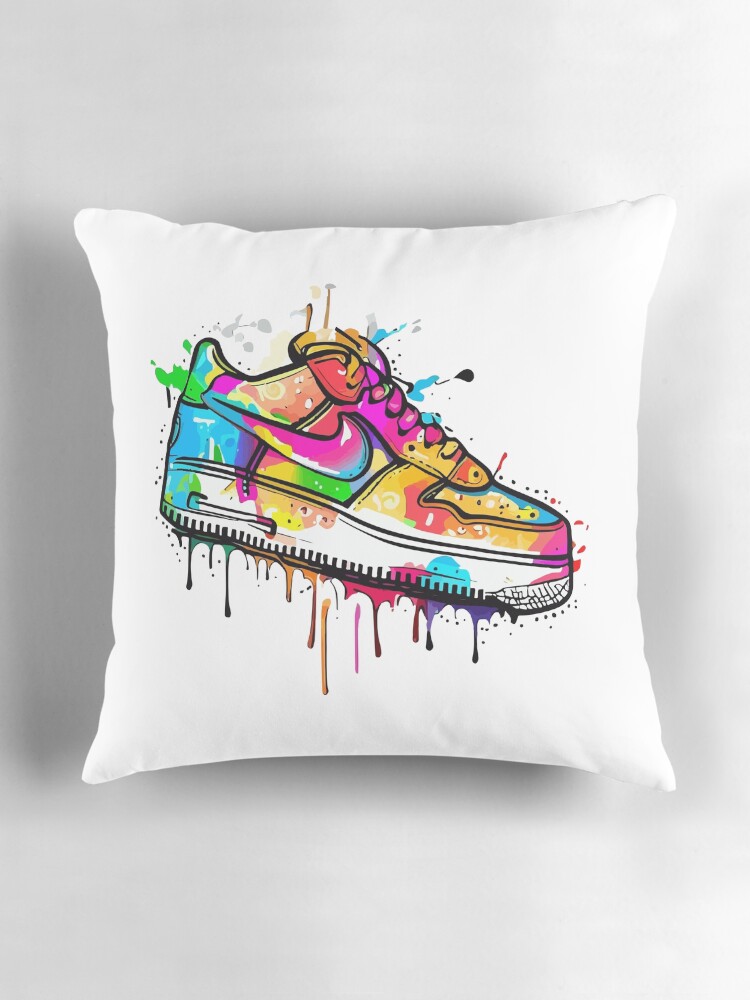 Colorful nike Shoe painted