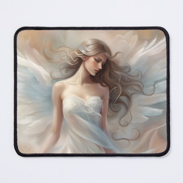 Item preview, Dreaming angel, soft colors portrait designed and sold by artbelka.
