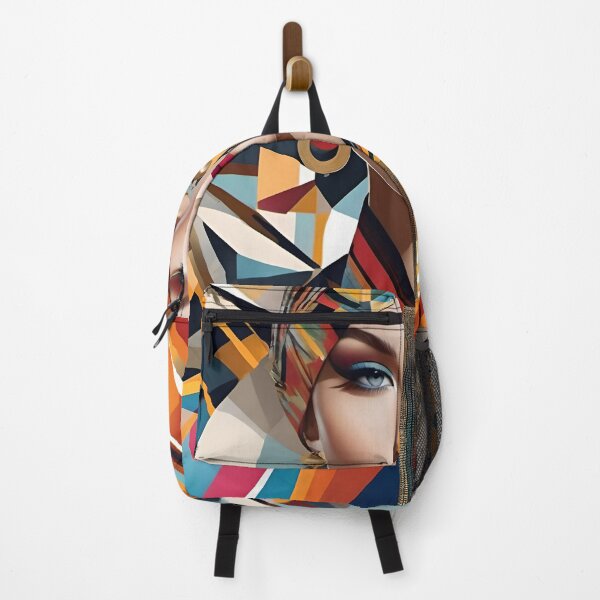 Item preview, Deco Chic: Fashion Illustration with Colorful Geometric Motifs designed and sold by OurBarcode.