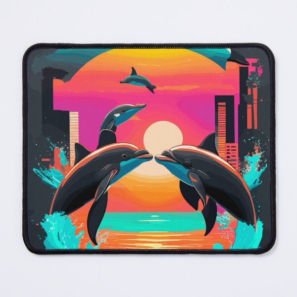 Item preview, Serenity at Sunset - Dolphins Paradise designed and sold by OlivedesignsIN.