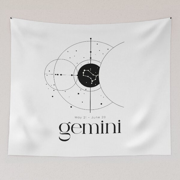 Item preview, Aesthetic Gemini Star Constellation Zodiac Sign Astrology Horoscope  designed and sold by VermintStudio.