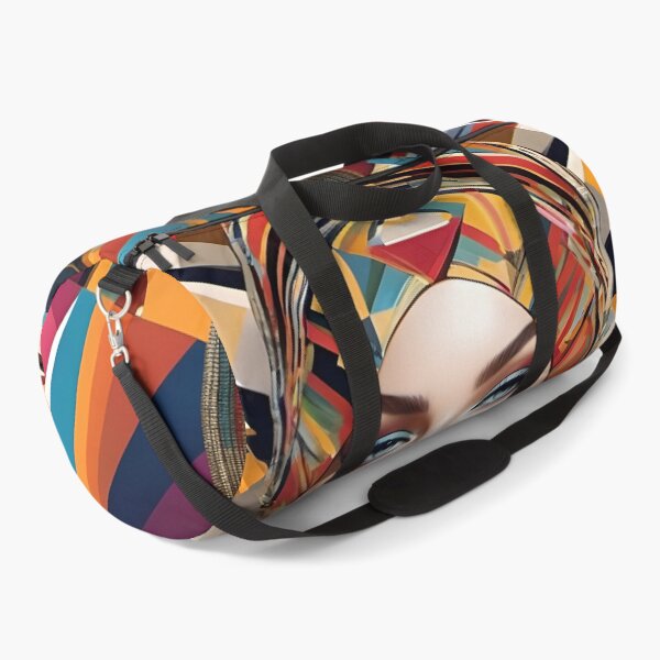 Item preview, Deco Chic: Fashion Illustration with Colorful Geometric Motifs designed and sold by OurBarcode.