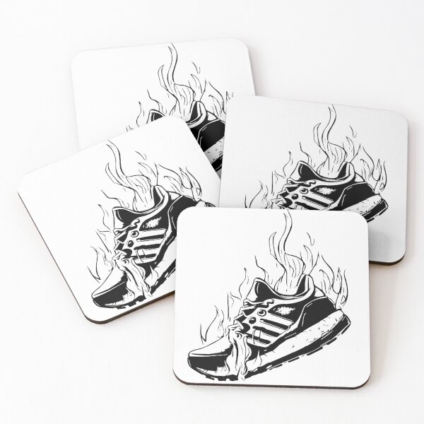 Item preview, Flame Boot black and withe desing designed and sold by WearYoSneakers.