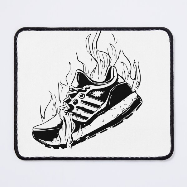 Item preview, Flame Boot black and withe desing designed and sold by WearYoSneakers.