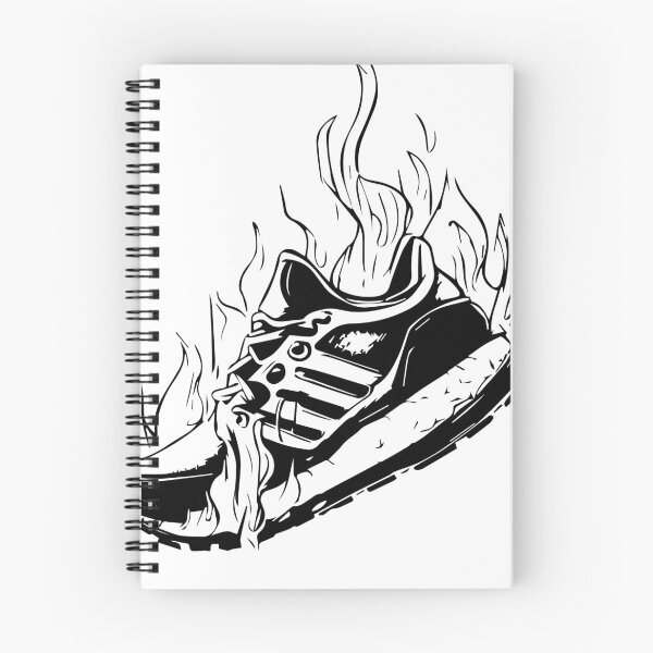 Item preview, Flame Boot black and withe desing designed and sold by WearYoSneakers.
