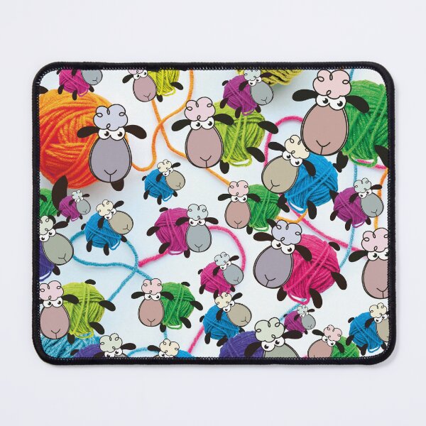 Item preview, I love knitting and crocheting, funny sheep designed and sold by Mauswohn.