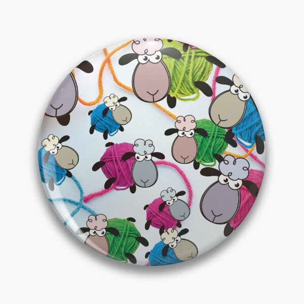 Item preview, I love knitting and crocheting, funny sheep designed and sold by Mauswohn.