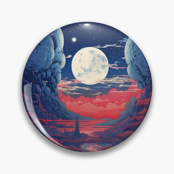 Item preview, Moonlit valley designed and sold by AerinDigital.
