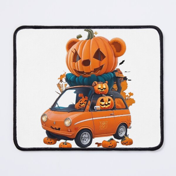 Item preview, Happy Halloween Pumpkin Car. designed and sold by ImagineCorner.