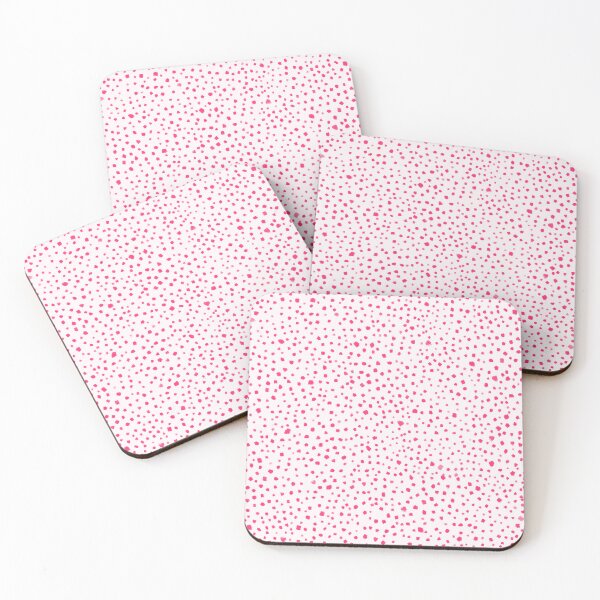 Item preview, Painted Smudge Dots Organic Pattern in Hot Pink designed and sold by kierkegaard.