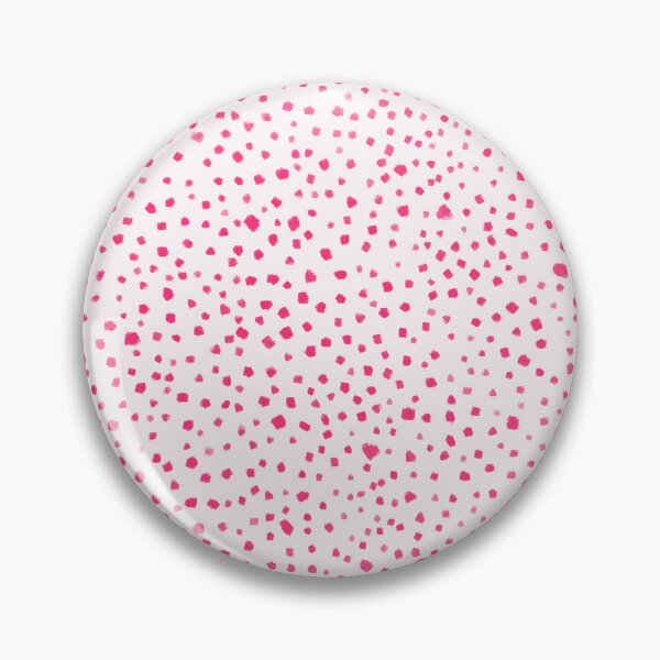 Item preview, Painted Smudge Dots Organic Pattern in Hot Pink designed and sold by kierkegaard.