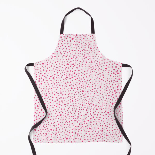 Item preview, Painted Smudge Dots Organic Pattern in Hot Pink designed and sold by kierkegaard.