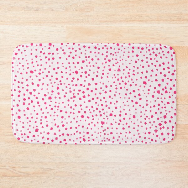 Item preview, Painted Smudge Dots Organic Pattern in Hot Pink designed and sold by kierkegaard.