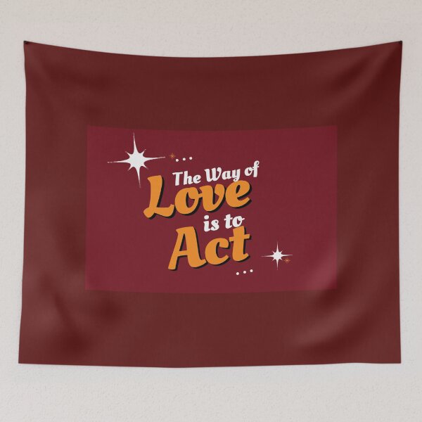 Item preview, Love is to Act - Cool Sticker designed and sold by joejiing.