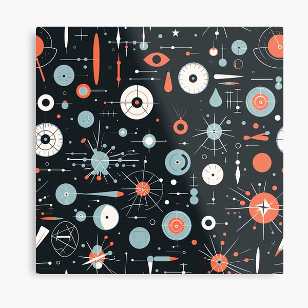 Artikel-Vorschau von Atomic-Druck im 50er-Jahre-Stil 3, designt und verkauft von Inky-Spiration.