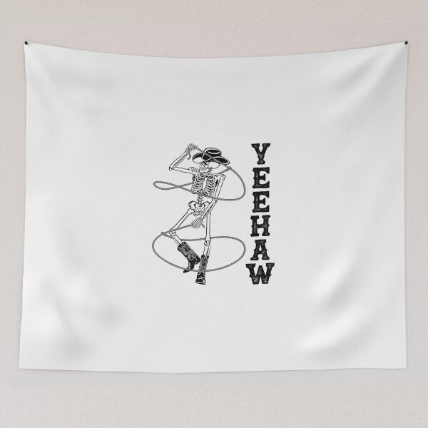 Item preview, Western Cowboy Skeleton Yeehaw Rodeo Southern Country Music  designed and sold by FranciscoLWrigh.