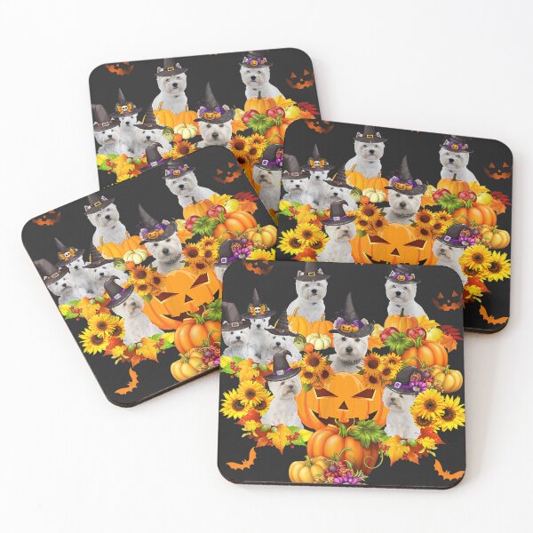 Item preview, Westie Witch Heart Pumpkin Sunflower Halloween Thanksgiving  designed and sold by FranciscoLWrigh.