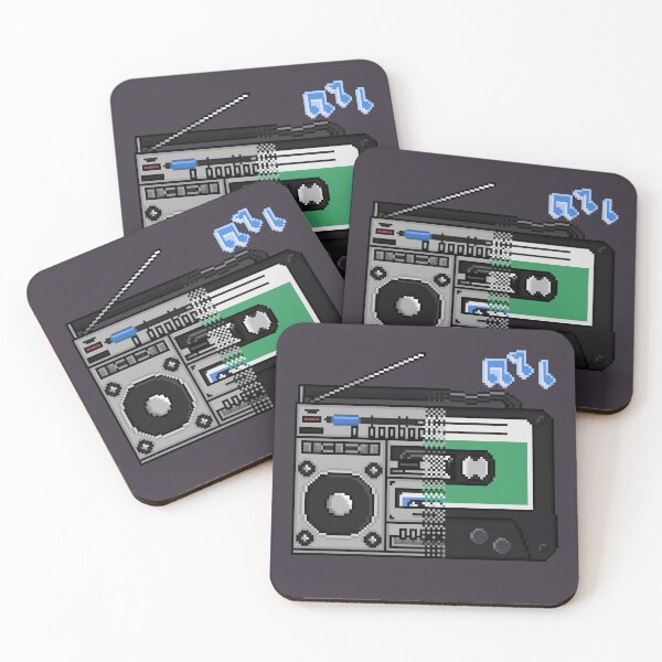 Item preview, Pixel Art Cassette Machines designed and sold by PixelCarvel.