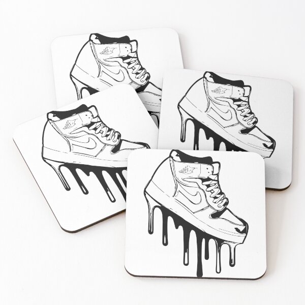 Item preview, Jordan retro 1 black and White desing designed and sold by WearYoSneakers.