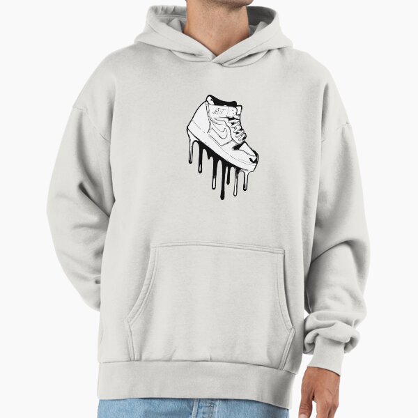 nike drip logo hoodie