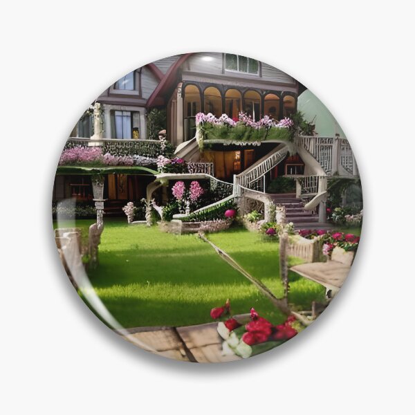 Item preview, A wonderful Flower World Fantasy Garden designed and sold by PixieDustAIArt.