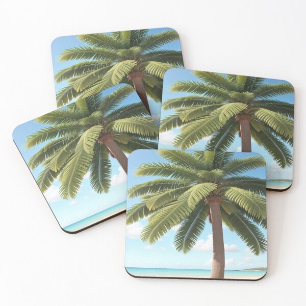 Item preview, Zoa Palm tree on the beach designed and sold by Zoa220.